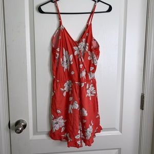 Floral Print Romper